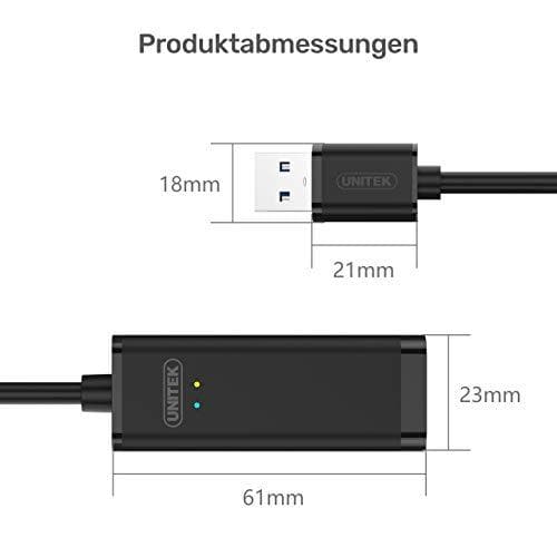 UNITEK ADAPTER USB ETHERNET 10 / 100MBPS Y-1468