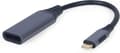 Pikkukuva 1 / 3: Cablexpert A-USB3C-DPF-01 videokaapelisovitin 0,15 m USB Type-C DisplayPort Harmaa