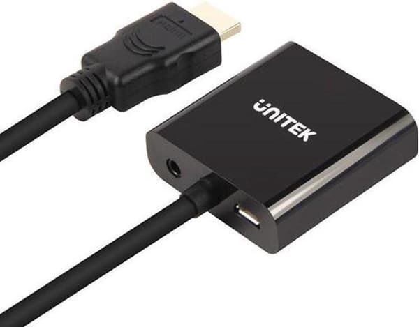 UNITEK Y-6333 gränssnittskort/adapter 3,5 mm, VGA