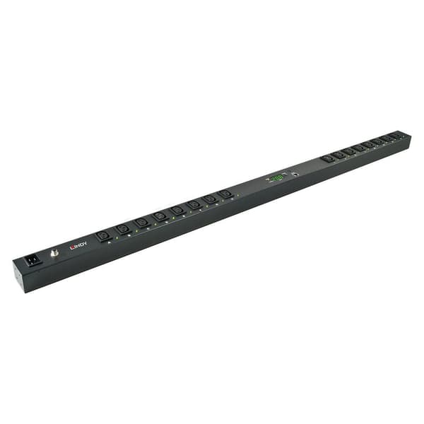 Lindy IPower Switch Classic 16 - forlængerledning (rack - monteres) - 3,68 kW - Ethernet - input, input IEC 60320 C20 - output porte: 16 (IEC 60320 C1