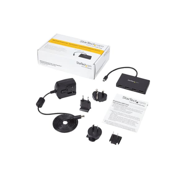 StarTech.com MST Hub Mini DisplayPort till 4x DisplayPort - mDP 1.2 till DP - Video Splitter - 4 x DisplayPort - Desktop (MSTMDP124DP)