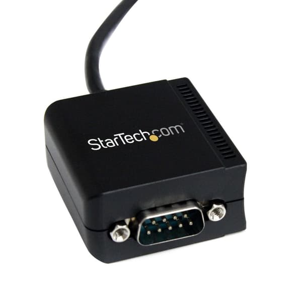 StarTech.com 1 port FTDI USB til RS232 adapterkabel optisk isoleret - Seriel adapter - USB - RS-232 - Sort (ICUSB2321FIS)