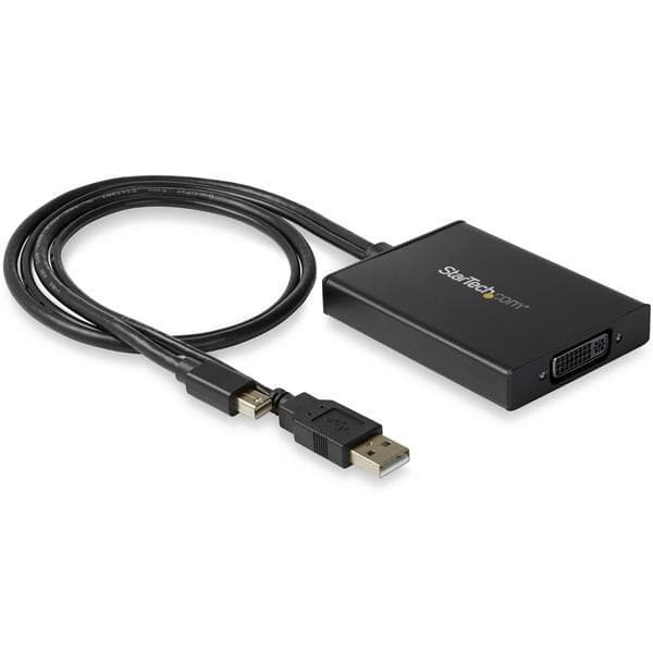 StarTech.com Mini DisplayPort till Dual-Link DVI-adapter USB-driven svart