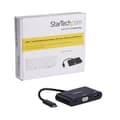Miniatyrbillede 5 af 7: StarTech.com USB-C til VGA multifunktionsadapter med strømforsyning og USB-A-port