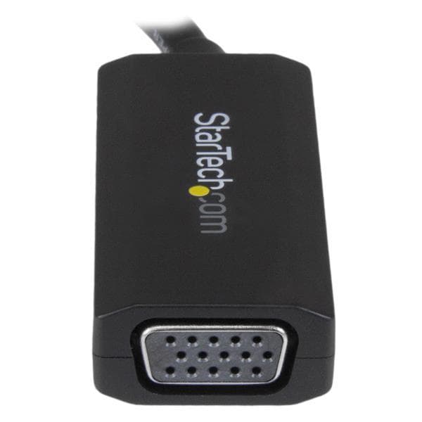 StarTech.com USB3.0 til VGA Adapter / Konverter - 1920x1200 - Ekstern videoadapter - 512MB DDR2 - SuperSpeed USB3.0 - D-Sub - Sort (USB32VGAV)