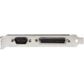 Miniatyrbild 4 av 4: StarTech.com PCIe-kort med seriella och parallella portar - PCI Express Combo Adapter Card med 1x DB25 parallellport och 1x seriell RS232-port (PEX1S1
