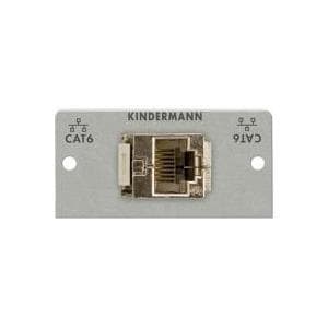 Kindermann - Modulær frontplade Snap-In - RJ-45 Aluminium