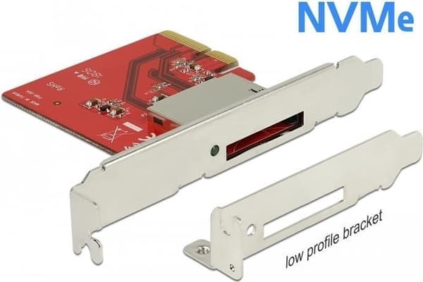 DeLOCK PCI Express > 1x extern CFexpress-plats - kortläsare (CF) - PCI Express x4 3.0 (91748)