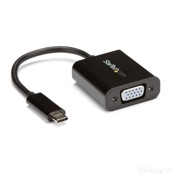 USB-C till VGA-adapterkabel svart