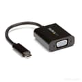 Miniatyrbild 1 av 7: USB-C till VGA-adapterkabel svart