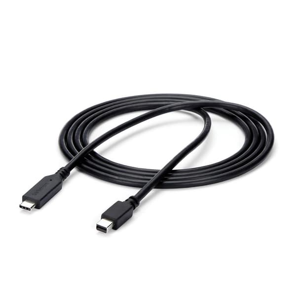StarTech.com 6ft USB-C til Mini DisplayPort-kabel 4K 60Hz Sort