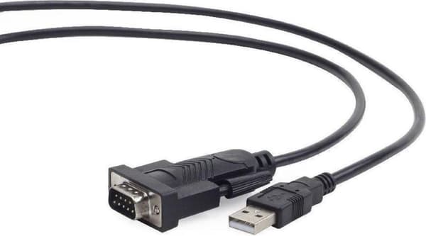 Gembird UAS-DB9M-02 kabeladapter/adapter USB 2.0 Svart