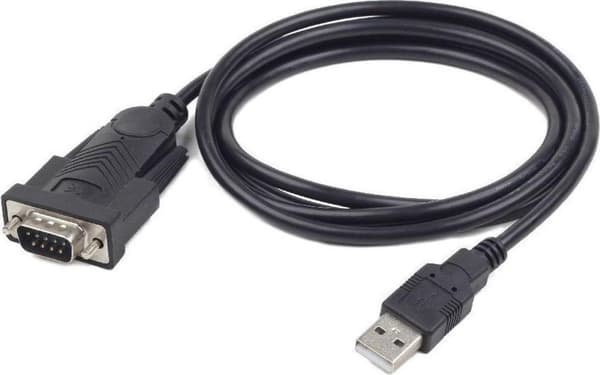 Gembird UAS-DB9M-02 kabeladapter/adapter USB 2.0 Svart