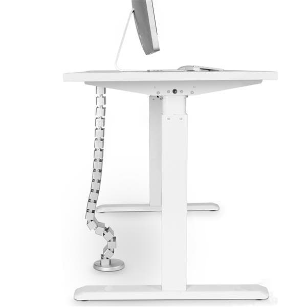 StarTech.com CMVBMOD kabelmanager / kabelslange - justerbar og fleksibel kabelkanal med fire kabelkanaler og vægtet base - kabelstyring