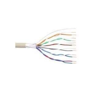 InLine - Telefonkabel per meter - 100,0m - skärmad - Solid - beige (69977A)