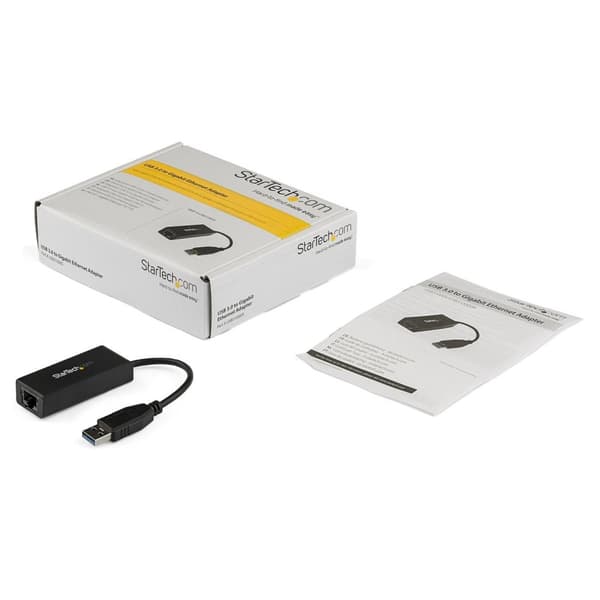 StarTech.com USB3.0 til Gigabit Ethernet Lan Adapter - Netværksadapter - SuperSpeed USB3.0 - Gigabit Ethernet (USB31000S)
