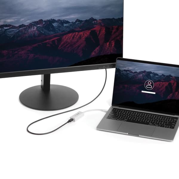 StarTech.com USB-C till Mini DisplayPort-adapter - USB C till mDP-adapter - 4K 60Hz - Extern videoadapter - USB-C - Mini DisplayPort - Vit