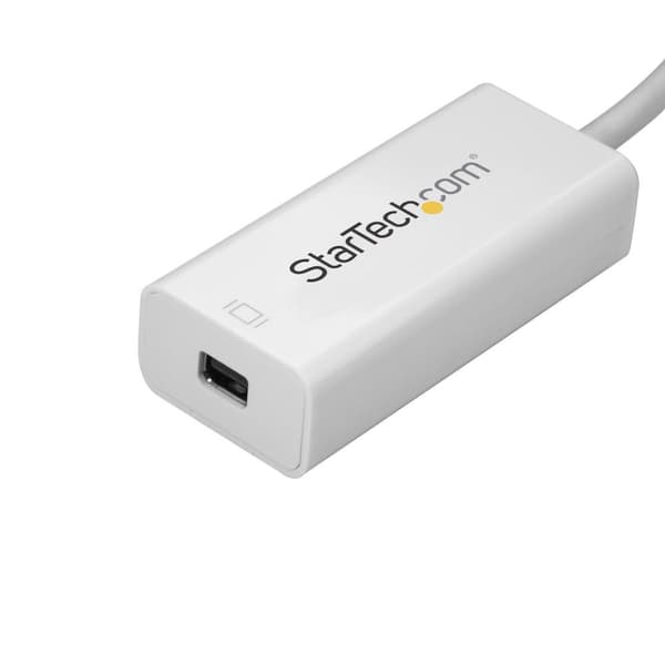 StarTech.com USB-C till Mini DisplayPort-adapter - USB C till mDP-adapter - 4K 60Hz - Extern videoadapter - USB-C - Mini DisplayPort - Vit