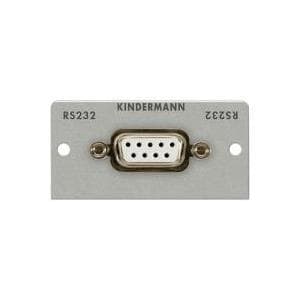 Kindermann Konnect 50 alu - Modulær frontplade snap-in - DB-9 (7444000420)