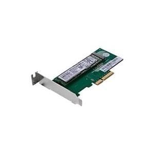 Lenovo M.2.SSD adapter högprofilskort och adapter för interna gränssnitt - kort och adaptrar för gränssnitt (PCIe, M.2, total höjd, grön, 0 - 70 °C, 5 Grön