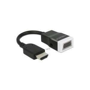 Delock Adapter HDMI-A han > VGA hun med lyd (65587)