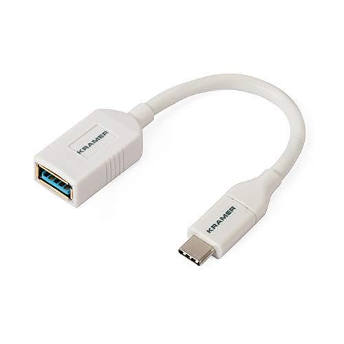 Kramer Electronics ADC-USB31/CAE USB C -kaapeli USB A valkoinen - USB-kaapeli (USB C, USB A, 3.1 (3.1 Gen 1), 5000 Mbit/s, valkoinen)