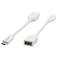 Pikkukuva 5 / 5: Kramer Electronics ADC-USB31/CAE USB C -kaapeli USB A valkoinen - USB-kaapeli (USB C, USB A, 3.1 (3.1 Gen 1), 5000 Mbit/s, valkoinen)