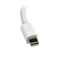 Miniatyrbild 3 av 3: StarTech.com Mini DisplayPort 1.2 till VGA-adapter / omvandlare - 1920x1200 - Displayadapter - Mini DisplayPort (M) - HD-15 (W) - 17 cm - vit (MDP2VGA