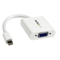 Miniatyrbild 1 av 3: StarTech.com Mini DisplayPort 1.2 till VGA-adapter / omvandlare - 1920x1200 - Displayadapter - Mini DisplayPort (M) - HD-15 (W) - 17 cm - vit (MDP2VGA