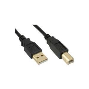 MicroConnect - USB-kabel - USB Typ B (M) till USB (M) - USB 2.0 - 3 m - Svart