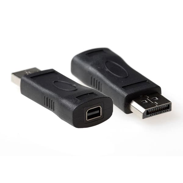 ACT-konverteringsadapter DisplayPort hane till Mini DisplayPort hona. Typ: Adapter Mini dp hona - dp hane (AB3997) Svart