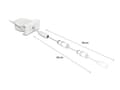 Miniatyrbild 3 av 3: Delock Easy 45-moduls utrullningskabel DC 5,5 x 2,1 mm jack/jack vit