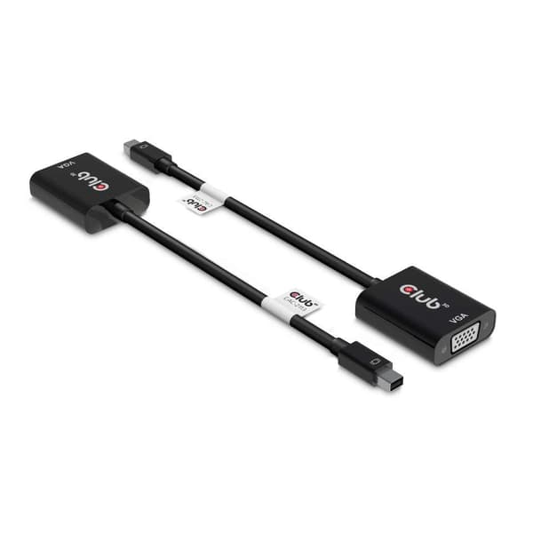 Club 3D Mini DisplayPort™ till VGA svart aktiv adapter M/F