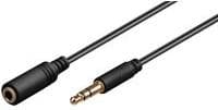 Microconnect AUDLG05G 0,5 m 3,5 mm 3,5 mm sort lydkabel (AUDLG05G)