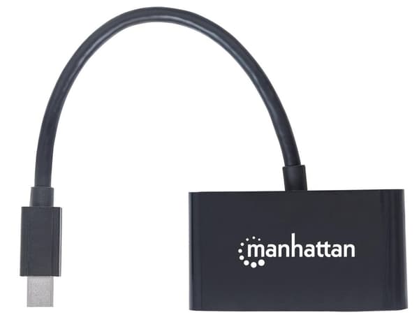 Manhattan - Videomuunnin - Mini DisplayPort - HDMI, VGA - musta (152709)