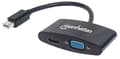 Pikkukuva 1 / 5: Manhattan - Videomuunnin - Mini DisplayPort - HDMI, VGA - musta (152709)