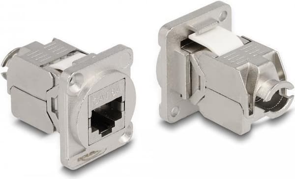 DeLOCK 87818 ledningsstik RJ-45 rustfrit stål (87818)