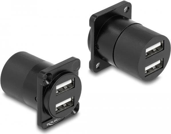 DeLOCK 87812 kabeladapter USB A sort (87812)