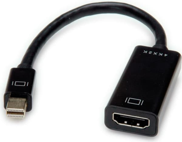 Värde 12.99.3143 Videokabeladapter Mini DisplayPort HDMI Typ A (Standard) Svart (12.99.3143)