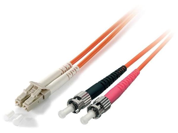 Udstyr 254236 Fiberoptisk kabel 10 m OS2 LC ST Gul