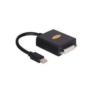 DeLOCK - DVI-kaapeli - Mini DisplayPort (M) - DVI-I (L) - 18 cm (DisplayPort 1.1a) (65098)