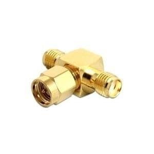 DeLOCK - antenneadapter - SMA-stik > SMA-stik > SMA-stik T-stykke (88711)