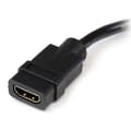 Miniatyrbillede 2 af 4: StarTech.com 20 cm HDMI til DVI-D videoadapterkabel HDMI hun til DVI han