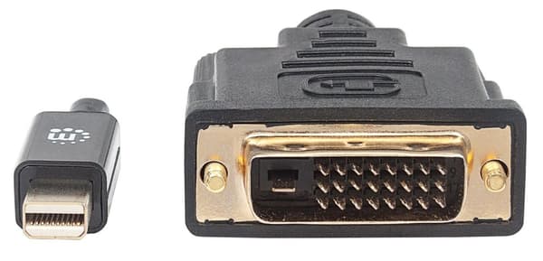 Manhattan - Videokabel - Mini DisplayPort (M) till DVI-D (M) - 1,8 m - passiv - svart (152150)