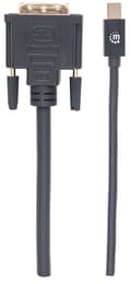 Miniatyrbild 4 av 5: Manhattan - Videokabel - Mini DisplayPort (M) till DVI-D (M) - 1,8 m - passiv - svart (152150)