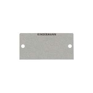 Kindermann 7444000400 multimedietilslutningssystem, 50 x 25 mm sort