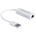 Miniatyrbillede 2 af 5: Manhattan USB2.0 2.0 til Fast Ethernet Adapter - Netværksadapter - USB2.0 - 10/100 Ethernet - hvid (506731)