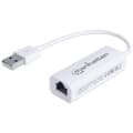 Miniatyrbillede 1 af 5: Manhattan USB2.0 2.0 til Fast Ethernet Adapter - Netværksadapter - USB2.0 - 10/100 Ethernet - hvid (506731)