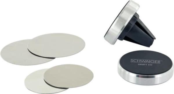 Schwaiger LHSET1 511 holder Mobiltelefon/Smartphone Sort, Sølv Passiv holder Sort, Sølv