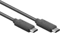 Miniatyrbillede 4 af 5: Goobay USB-C til USB-C kabel - USB3.0 - op til 20V/3A / sort - 1 meter
